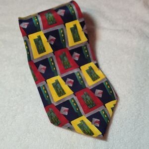Vintage Molecular Expression men's all‎ silk Neck tie